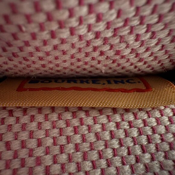 Dooney & Bourke Mini Flap Crossbody Black Croc Leather Pink Lining Y2K 2000s Bag - Picture 12 of 16